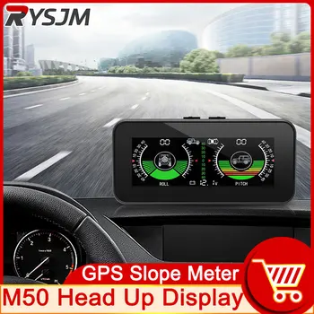 H M50 Panta Metru Off Road GPS Inteligent Inclinometer Auto Digital cu Display Head-Up Tilt Unghi de înclinare inclinometro Auto HUD Inteligent 17