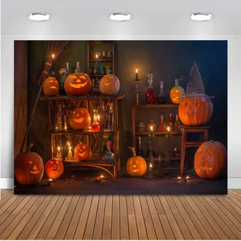 Halloween fotografie de fundal expertul casa portret photo booth fondul de dovleac halloween fericit photocall fundaluri