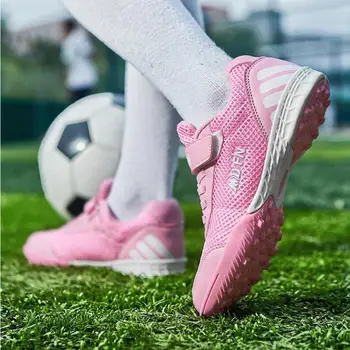 Heidsy Fotbal Copii Pantofi sport de Moda Usoare Băieți Sport, Adidași ochiurilor de Plasă Respirabil Tenis Școală Pantofi pentru Băieți Copii 18