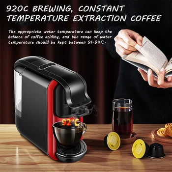 Houselin mai Multe Capsule Mașină de Cafea Fierbinte/Rece DG Cappuccino Nes Mici Capsule ESE Pod Sol Filtru de Cafea 19-Bar 19