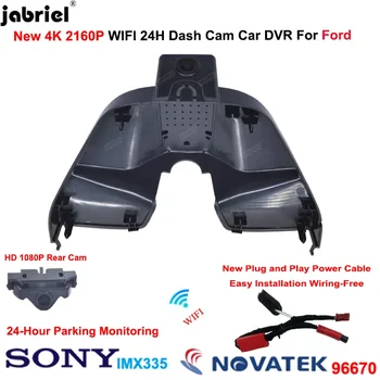Jabriel 4K 2160P Wifi Dash Cam din Față și Camera din Spate Pentru Ford Mondeo EVOS 2021 2022 2023 Auto DVR Video Recorder Pentru Lincoln Z 9