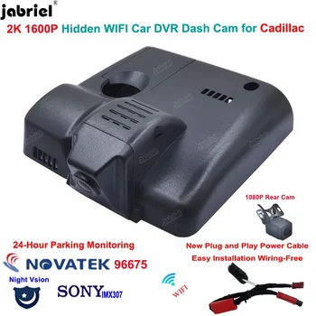 Jabriel Plug and Play 2K Wifi Auto DVR Video Recorder Pentru Cadillac CT4 CT5 2019 2020 2021 2022 Dash Cam, Camera Parcare Monitor 3