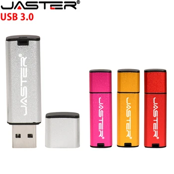 JASTER Gratuit Logo-ul Personalizat Glazura USB 3.0 Flash Drive 128GB Viteza Mare de Plastic Pen Drive 64GB Afaceri Cadou Stick de Memorie de 32GB 8GB 18