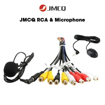 JMCQ RCA & Microfon Pentru Radio Auto Ieșire Cablu Cu Microfon Video de Ieșire/intrare Audio Subwoofer opțional 19