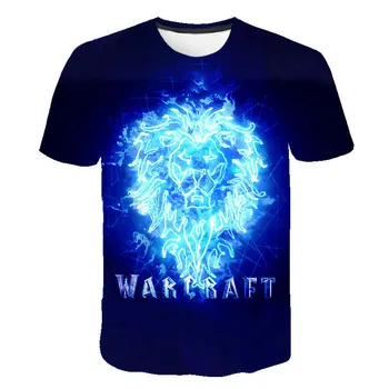 Jocul World Of Warcraft 3D Imprimate T-shirt Barbati Femei de Moda se Răcească, O-Gat Maneci Scurte T Shirt Harajuku Supradimensionate Teuri Topuri 17