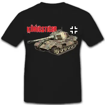 Königstiger cu fascicul de cruce rezervor Germania - T-Shirt #8713 18