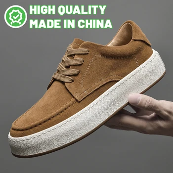 La modă high-end retro zi cu zi din China de fabricație de înaltă calitate anti-blana casual tendință non-alunecare de adidași bărbați 4