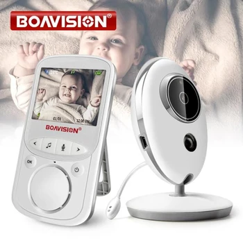 LCD Wireless Audio Video Baby Monitor VB605 Radio Bona Muzica Interfon IR 24h Portabil Copii Camera Copilului Walkie Talkie baby-sitter 7