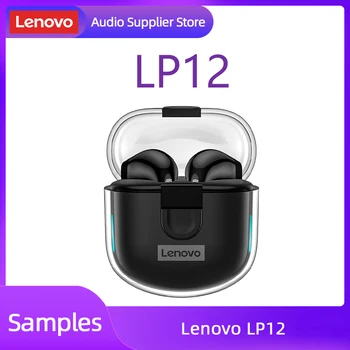 Lenovo Original LP12 Jocuri Căști fără Fir, Căști Bluetooth rezistent la apa Microfon Difuzor Pavilioane Reducerea Zgomotului Căști 7