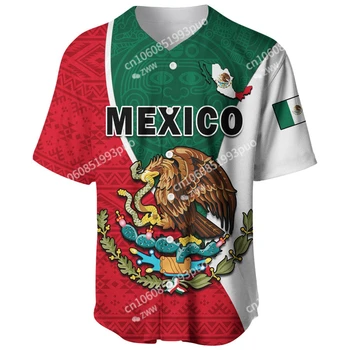 Lumea Baseball Mexic Imprimare 3d a ochiurilor de Plasă de Fibră de Baseball Tricou pentru Man T-shirt, Blaturi Tee Mens Streetwear Maneca Scurta Sport Treninguri 1