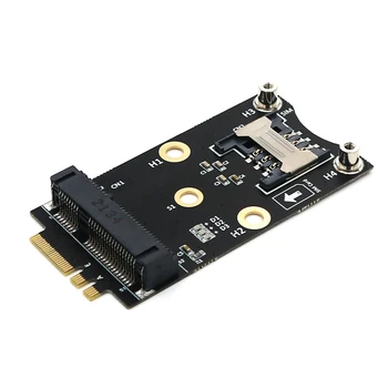 M. 2 Adaptor wireless Mini PCIE placa de Retea Wireless la M2 de unitati solid state Cheie O+E placa Wifi Fonduri cu Slot pentru Card SIM 3