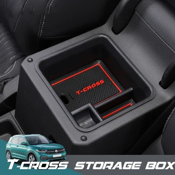 Masina Consola Cotiera Cutie Depozitare Container Caz Refit Accesorii Styling Pentru eco-T Tcross 2018 2019 2020 2021 2022 2023