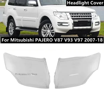 Masina Fața Farului Acoperire Faruri Coajă Transparent Abajur Obiectiv Pentru Mitsubishi Pajero V87 V93 V97 2005-2018 Far Shell 16