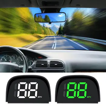 Masina HUD Head Up Display GPS Beidou Vehicul în Timp Real Viteza de Afișare a Juca Kilometraj Digital de Măsurare Masina HUD Vitezometru Pentru Autoturisme