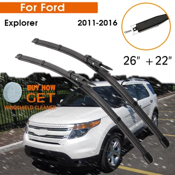 Masina lamela Pentru Ford Explorer Anii 2011-2016, Parbriz Cauciuc Silicon Umple Fața Ștergătoarelor de 26