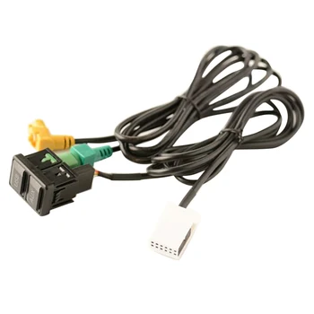Masina USB AUX Comutator Cablu USB Adaptor Audio RCD510 RNS315 Pentru Passat B6, B7, Golf 5 MK5 Golf 6 Jetta MK6 5 MK5 10