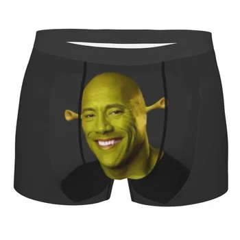 Meme Amuzant Dwayne The Shrok Johnson Chiloți Breathbale Chilotei Sex Masculin Lenjerie Pantaloni Scurți Sexy Boxeri 11