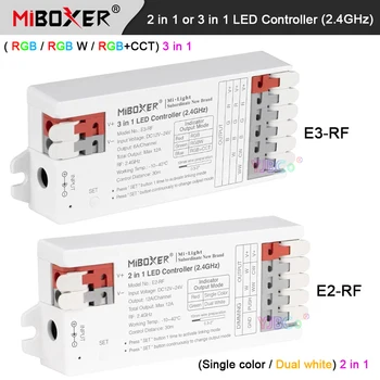 Miboxer 2.4 G RF control de la Distanță Singură culoare/Dual alb 2 in 1 Benzi cu LED-uri lampa de Controler RGB/RGBW/RGBCCT 3 in 1 Lumina Dimmer banda 13
