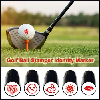 Minge De Golf Stamper Mingi De Golf Stamper Instrument Portabil Reutilizabile Golf Shamrock Mingea Stamper Și Golf Laba Minge De Timbru Pentru Adulți Copii 4