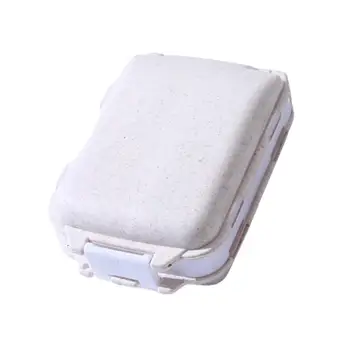 Mini 8 Grile Portabil Pastila Caz Pliabil Medicina Pastile Capsule De 3-Strat Recipient Boxs Gol Organizator Cazemata Cazuri