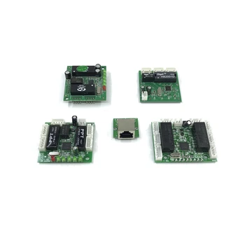mini modul design ethernet placa de circuit switch ethernet modulul 10/100mbps 3/5/6/8 port PCBA bord OEM Placa de baza 15