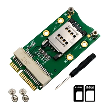 Mini PCI-E Adaptor Cu Slot pentru Card SIM Pentru 3G 4G Modulul WWAN LTE Mini Card Card GPS Pentru Desktop Laptop