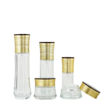 Mist Spray Sticla Gold Fata de Frumusete Seria 30/50g 40ml 100ml 120ml 8pcs Sticlă Crema de Fata Borcan Machiaj Lotiune Emulsie Pompa de Sticle 13