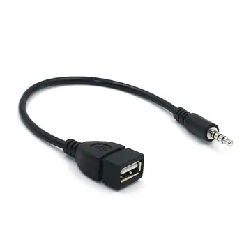 MM Pentru Adaptor USB Car Audio Aux Cabluri Jack de sex Masculin Convertor de Încărcare de Încărcare OTG Audio Auto U Disc Conexiune Pentru GPSDVD MP3 8