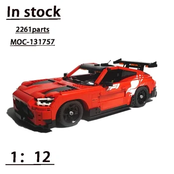 MOC-131757GT Black Series F1 Safety Car 1:12 Scară Supercar Despicare AssemblyBuilding Blocks2261 Piese Copii Adulți'sToy Cadou 4