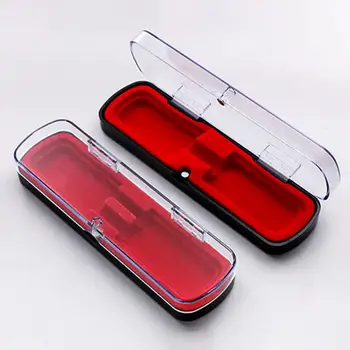 Moda De Lux Flip Cu Magnet Capac Transparent Caz Pen Single/Double Stilou Închidere Magnetică Papetarie Cadouri Cutie Depozitare Pen 9