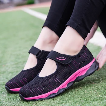 Moda de vara pentru Femei Pantofi Plat Respirabil ochiurilor de Plasă Adidasi Casual pentru Femei Zapatos Mujer Doamnelor Pantofi pentru Femei 2023 Lolita Pantofi 3