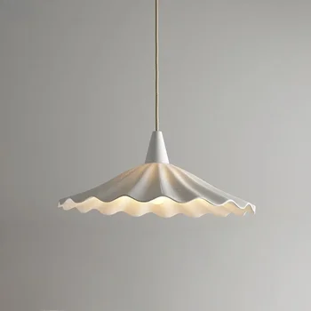 Modern Ceramica Alba Pandantiv cu LED-uri Corpuri de Lumini Nordice, Japonia Stil Dormitor Sufragerie Living RoomHanging Lampa Pendente Candelabru 14