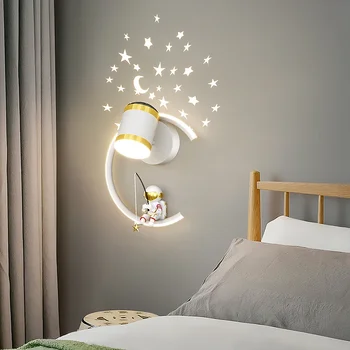 Modernă cu LED-uri Lampă de Perete Pentru Camera Copiilor Camera de zi Dormitor Culoar Lumina de Perete Home Decor Interior Tranșee corp de Iluminat Luciu 11