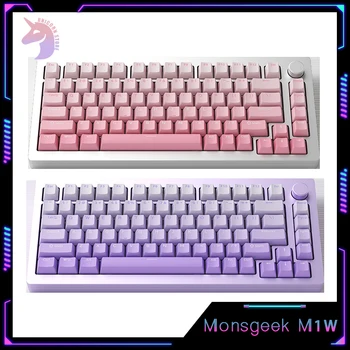 Monsgeek M1W Tastatură Mecanică 82keys Jocuri Tastaturi Tastatura Wireless din Aluminiu 3 Modul Hot-Swap Tactile Comutator de Personalizare 4