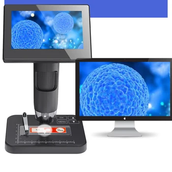 MS03 5 Inch Video Profesionale Microscop 1000X Optic 8X, Zoom Digital Microscop Biologic Lupa pentru Lipit Electronice 13
