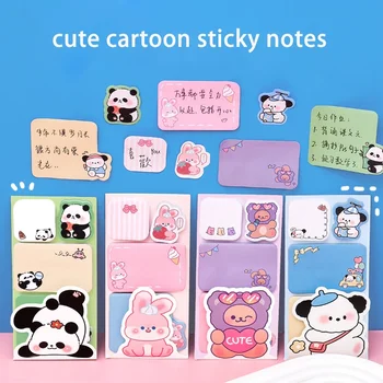 Multi-dimensiune de Desene animate de Animale Tampoane Memo Kawaii Note Lipicioase Notebook-Jurnalul Planificator Autocolante Mesaj de Note de Hârtie Papetărie coreeană 21