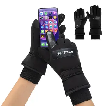Mănuși de iarnă Pentru Bărbați, Femei Cald Mănuși Touchscreen rezistent la apa Drumeții, Schi, Ciclism Snowboard Non-alunecare de Mănuși 17