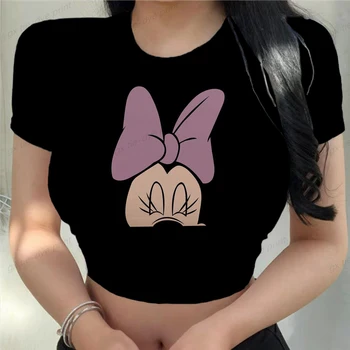 Noi Topuri Sexy Vara Harajuku Fără Mâneci Bretele Topuri Rezervor Vesta Disney Mickey Mouse-Ul De Imprimare Liber Casual Femei Femei T-Shirt 7