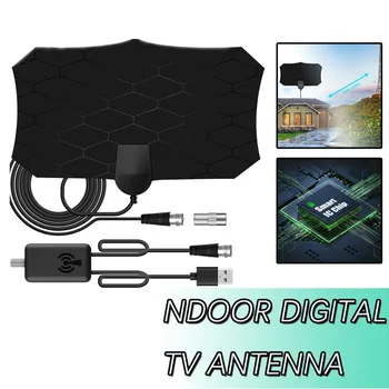 Nou 1 buc Interioară Digital HDTV Antena 5600 Km 4K, 1080P TV Antene Semnal Amplificator de uz Casnic Receptor de Semnal Aeriene
