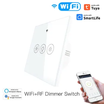 Noua WiFi RF Smart Light Dimmer Switch 2/3Way Muilti-Control Inteligent Viață/Tuya Control APLICAȚIE Funcționează cu Alexa Asistenți de Voce 18