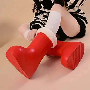 Noul Big Red Bocanci Astro Boy Mare de Bumbac captusite Pantofi Cizme EVA Calitate de Top Adidași de Moda Rochie de Petrecere Pista Pantofi de Mari Dimensiuni 10