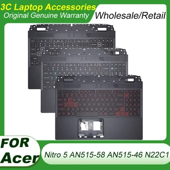 Original Iluminare Tastatura Pentru Acer Nitro 5 AN515-58 AN515-46 N22C1 Laptop de Gaming de Sprijin pentru mâini Capacul Superior Top Caz Balamalele Capac 3