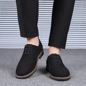 Pantofi din piele Barbati Toamna Negru Bărbați Respirabil Mirele cel Mai bun Om Pantofi de Nunta Britanic de Lucru de Afaceri Uzura Formale Bărbați Fash