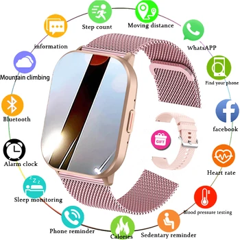 Pentru Android IOS Ceas 2024 Nou Ceas Inteligent Bărbați Femei Rata de Inima tensiunea GPS Tracker de Fitness apelare Bluetooth Smartwatch Om 18