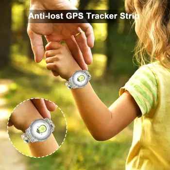 Pentru Apple AirTags Copii Brățări Curea Silicon Moale Anti-Zero Capac Accesorii Pentru Aer Tag-Uri Airtag Curea De Ceas Brățară