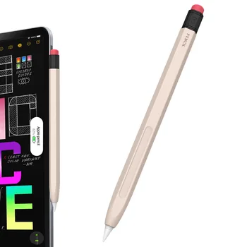 Pentru Apple Pencil Cazul a 2-a Generație iPad Caz Creion Duotone Silicon Funda Apple Pencil Acoperire Compatibil Încărcare Magnetic