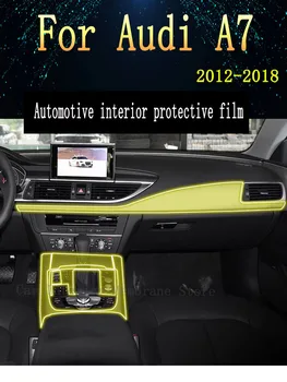 Pentru Audi A7 2012-2018 cutie de Viteze Panoul de Navigare Ecran Interior Auto TPU Film Protector Anti-Zero Dotari 12