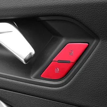 Pentru Audi Q3 2019 Mașină de Deblocare a Portierei Swtich Butoane Paiete Decor Capacul Ornamental 8Pcs Aliaj de Aluminiu Auto Accesorii de Interior 8