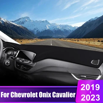 Pentru Chevrolet Onix Cavalier 2019 2020 2021 2022 2023 tabloul de Bord Masina Soare Umbra Acoperi Instrument de Birou Non-alunecare Pad Accesorii 17