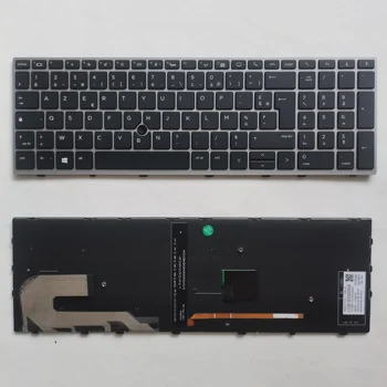 Pentru HP Elitebook 850 G5 855 G5 755 G5 750 G5 15U G5 French Keyboard Cu Punct cu iluminare din spate